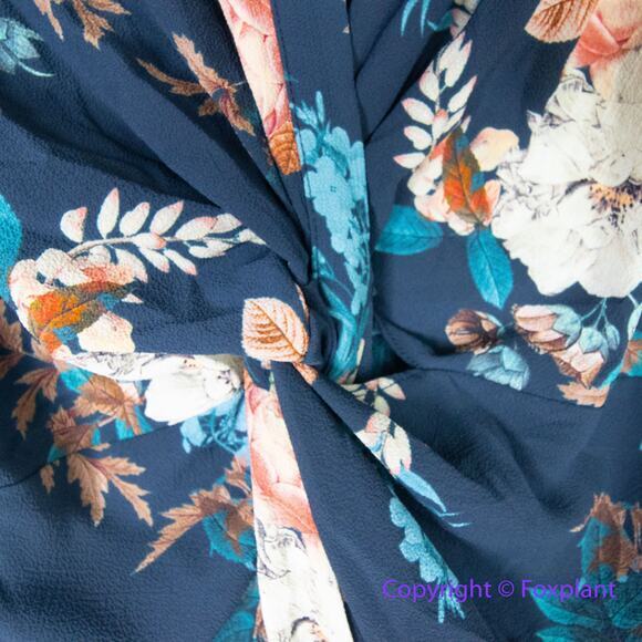 New! City Chic dress‎ navy blue majestic floral, size 20 - Picture 6 of 12